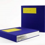 Etui/Chemise en toile avec cuvettes pour titres.