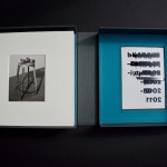 Coffret à case pour livre et tirages photos,
en toile et papier.