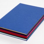 Livre d'artiste en feutrine, emboitage en toile.